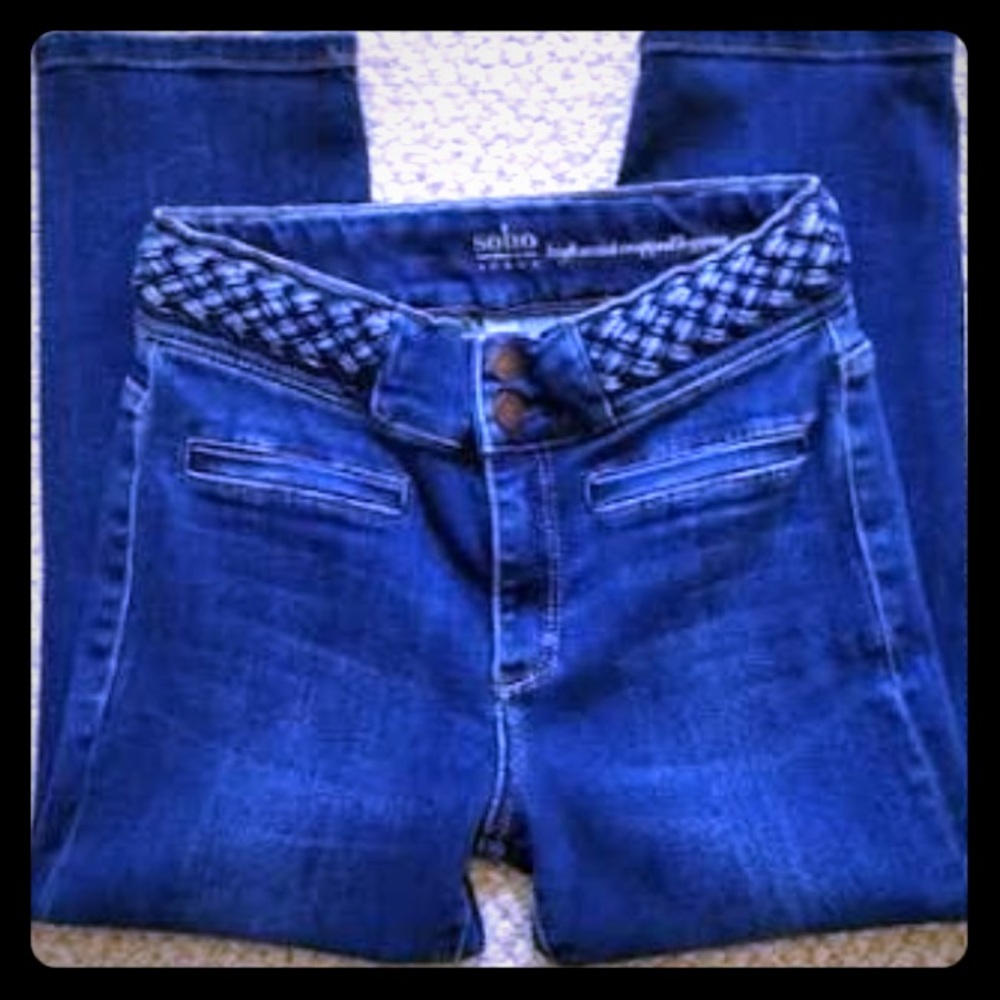 Soho New York& Co high waist Cropped leggings